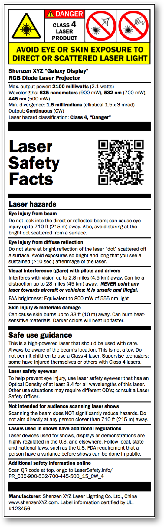 About Laser Safety Facts Laser Safety Facts